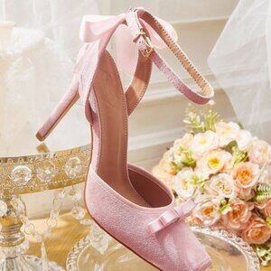 Pink Elegant Women's Pointed Toe High Heel Pumps